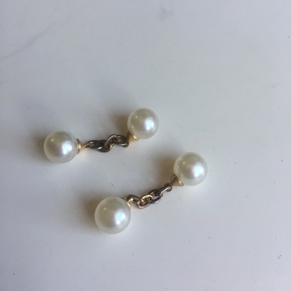 Pearl Cuff Links - Picture 3 of 4